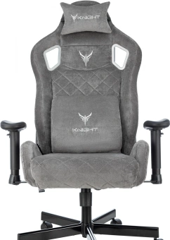 Кресло игровое Knight Outrider LTD серый Light-19 с подголов. крестов. металл - купить недорого с доставкой в интернет-магазине
