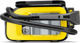 Пылесос моющий Karcher SE 3-18 Compact Battery Set 184Вт желтый - купить недорого с доставкой в интернет-магазине