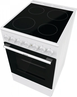 Плита Электрическая Gorenje GEC5B42WG белый стеклокерамика (без крышки) - купить недорого с доставкой в интернет-магазине