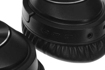 Гарнитура накладные Digma BT-20 ANC черный беспроводные bluetooth оголовье (BT20) - купить недорого с доставкой в интернет-магазине