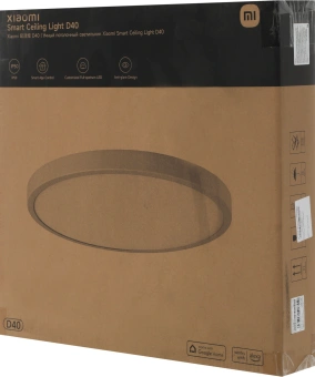 Умный светильник Xiaomi Ceiling Mi Smart LED Ceiling Light D40 потолоч. белый (BHR9933GL) - купить недорого с доставкой в интернет-магазине
