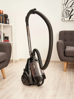 Пылесос Scarlett Золотая коллекция SC-VC80C307 2200Вт черный - купить недорого с доставкой в интернет-магазине