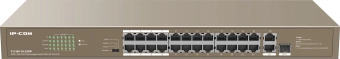 Коммутатор IP-Com F1126P-24-250W (L2) 24x100Мбит/с 2x1Гбит/с 1xКомбо(1000BASE-T/SFP) 1SFP 24PoE 230W неуправляемый - купить недорого с доставкой в интернет-магазине