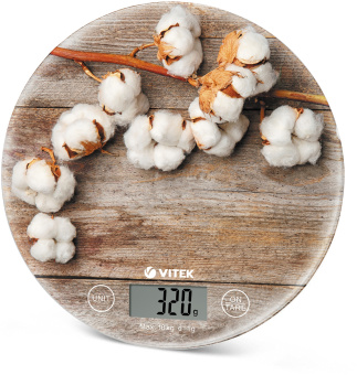 Весы кухонные электронные Vitek VT-8019 макс.вес:10кг - купить недорого с доставкой в интернет-магазине