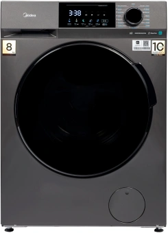 Стиральная машина Midea MFC3814BSW47/S класс: A загр.фронтальная макс.:8кг черный инвертер - купить недорого с доставкой в интернет-магазине