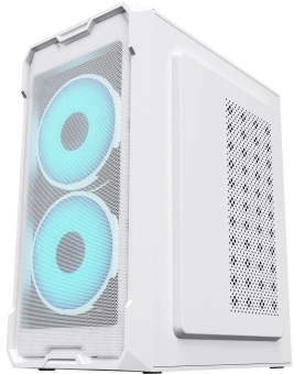 Корпус Оклик OCC-MN302F белый без БП mATX 1xUSB2.0 1xUSB3.0 audio - купить недорого с доставкой в интернет-магазине