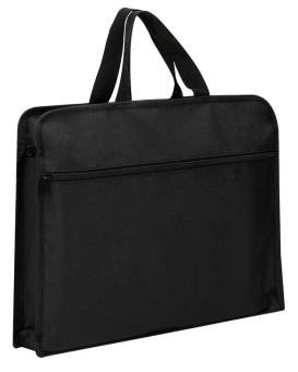 Папка-портфель Deli 63753BLACK 2 отдел. A4 текстиль черный - купить недорого с доставкой в интернет-магазине