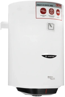 Водонагреватель Ariston PRO1 R INOX ABS 30 V SLIM 2K 2кВт 30л электрический настенный/белый - купить недорого с доставкой в интернет-магазине