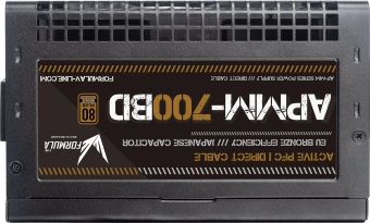 Блок питания Formula ATX 700W APMM-700BD 80+ bronze (20+4pin) APFC 120mm fan 5xSATA RTL - купить недорого с доставкой в интернет-магазине