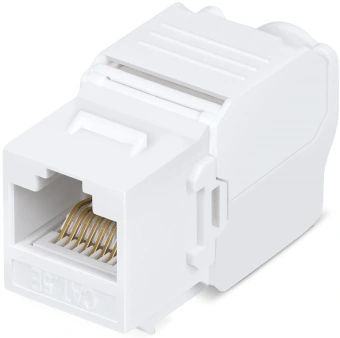 Модуль Cabeus KJ-RJ45-CAT.5E-180-TOOLLESS информ. KeystoneRJ45 кат.5E бел. - купить недорого с доставкой в интернет-магазине