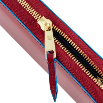 Кошелек женский Piquadro Blue Square PD1515B2R/R красный натур.кожа - купить недорого с доставкой в интернет-магазине
