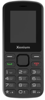 Мобильный телефон XENIUM X170 черный моноблок 2Sim 1.77" 128x160 Nucleus 0.3Mpix GSM900/1800 MP3 FM microSD max32Gb - купить недорого с доставкой в интернет-магазине
