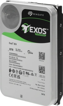 Жесткий диск Seagate SATA-III 20TB ST20000NM002H Server Exos X24 4KN (7200rpm) 512Mb 3.5" - купить недорого с доставкой в интернет-магазине