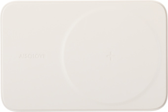 Мобильный аккумулятор Solove W12 5000mAh QC3.0/PD3.0 20W 3A USB-C беспров.зар. бежевый (W12 BEIGE RUS) - купить недорого с доставкой в интернет-магазине