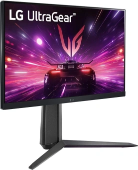 Монитор LG 23.8" UltraGear 24GS65F-B черный IPS LED 16:9 HDMI матовая HAS 300cd 178гр/178гр 1920x1080 180Hz G-Sync FreeSync DP FHD 5.4кг - купить недорого с доставкой в интернет-магазине