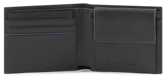 Кошелек мужской Piquadro Blue Square Revamp PU4188B2VR/N черный натур.кожа - купить недорого с доставкой в интернет-магазине