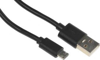 Кабель KingPrice KP-microUSB-2.4A-1m USB (m)-micro USB (m) 1м черный - купить недорого с доставкой в интернет-магазине