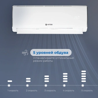 Сплит-система Vitek VT-2502 белый - купить недорого с доставкой в интернет-магазине