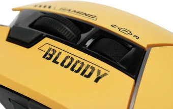 Мышь A4Tech Bloody W95 Max Sports желтый/серый оптическая 12000dpi USB 10but (W95 MAX SPORTS LIME) - купить недорого с доставкой в интернет-магазине
