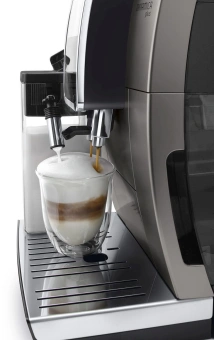 Кофемашина Delonghi Dinamica Plus ECAM380.95.TB 1450Вт черный/серый - купить недорого с доставкой в интернет-магазине