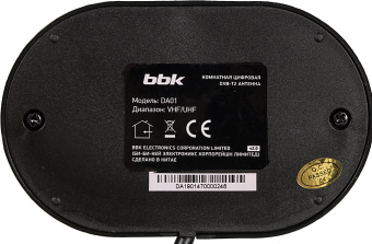 Антенна телевизионная BBK DA01 3дБ пассивная черный - купить недорого с доставкой в интернет-магазине