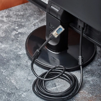 Кабель PROconnect VGA (m) VGA (m) 3м (17-5505-6) феррит.кольца черный (упак.:10шт) - купить недорого с доставкой в интернет-магазине