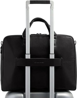Портфель Piquadro Victor CA7177W143/N черный натур.кожа - купить недорого с доставкой в интернет-магазине