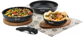 Набор сковород Rondell Aster RDA-1835 4 предмета - купить недорого с доставкой в интернет-магазине