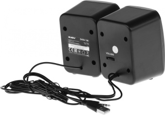 Колонки Sven 130 2.0 черный 6Вт портативные - купить недорого с доставкой в интернет-магазине