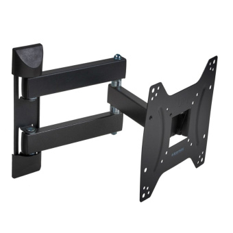 Кронштейн для телевизора Kromax OPTIMA-404 черный 15"-55" макс.35кг настенный поворотно-выдвижной и наклонный - купить недорого с доставкой в интернет-магазине