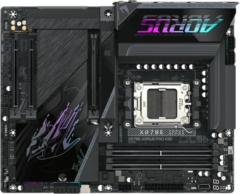 Материнская плата Gigabyte X870E AORUS PRO X3D Socket AM5 AMD X870E 4xDDR5 ATX AC`97 8ch(7.1) 5Gigabit RAID+HDMI - купить недорого с доставкой в интернет-магазине