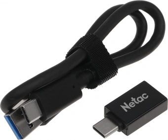 Накопитель SSD Netac USB-C 240GB NT01Z6S-240G-32SL Z6S 2.5" серебристый - купить недорого с доставкой в интернет-магазине