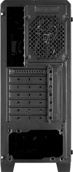 Корпус Aerocool Ore Saturn FRGB-G-BK-v1 черный без БП ATX 3x120mm 2xUSB2.0 1xUSB3.0 audio CardReader bott PSU - купить недорого с доставкой в интернет-магазине