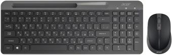 Клавиатура + мышь Acer OCC402 клав:черный мышь:черный USB беспроводная slim Multimedia (ZL.ACCCC.018) - купить недорого с доставкой в интернет-магазине