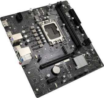 Материнская плата Biostar H610MS  Soc-1700 Intel H610 2xDDR4 mATX AC`97 8ch(7.1) GbLAN RAID+HDMI+DP - купить недорого с доставкой в интернет-магазине