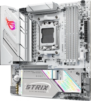 Материнская плата Asus ROG STRIX B850-G GAMING WIFI SocketAM5 AMD B850 4xDDR5 mATX AC`97 8ch(7.1) 2.5Gg RAID+HDMI+DP - купить недорого с доставкой в интернет-магазине