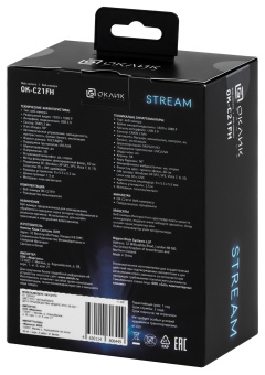 Камера Web Оклик OK-C21FH черный 2Mpix (1920x1080) USB2.0 с микрофоном - купить недорого с доставкой в интернет-магазине