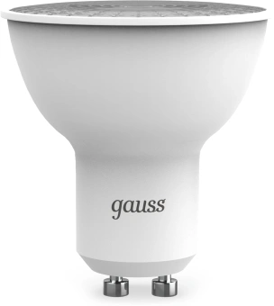 Лампа светодиодная Gauss 101506307 7Вт цок.:GU10 рефлек. 150B св.свеч.бел.хол. MR16 (упак.:10шт) - купить недорого с доставкой в интернет-магазине