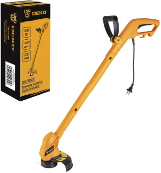 Триммер электрический Deko DKTR500 500Вт неразбор.штан. реж.эл.:леска - купить недорого с доставкой в интернет-магазине