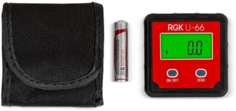 Уровень RGK U-66 электронный магнит. черный/красный (776080) - купить недорого с доставкой в интернет-магазине