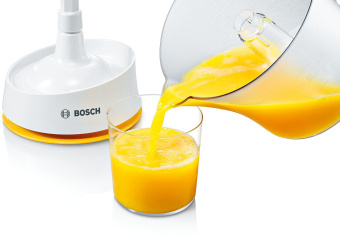 Соковыжималка цитрусовая Bosch MCP3500N 21Вт рез.сок.:800мл. белый - купить недорого с доставкой в интернет-магазине