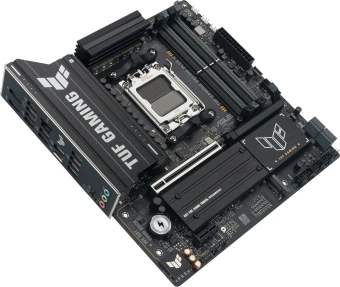 Материнская плата Asus TUF GAMING B850M-PLUS II Socket AM5 AMD B850 4xDDR5 mATX AC`97 8ch(7.1) 2.5Gg RAID+HDMI+DP - купить недорого с доставкой в интернет-магазине