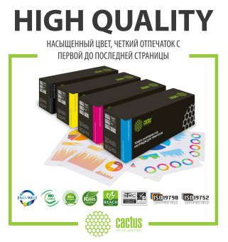 Картридж лазерный Cactus CS-PH6022M 106R02761 пурпурный (1000стр.) для Xerox Phaser 6020/6022/WC6025/6027 - купить недорого с доставкой в интернет-магазине