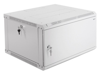 Шкаф коммутационный ЦМО ШРН-Эконом (ШРН-Э-6.650.1) настенный 6U 600x650мм пер.дв.металл 65кг серый 600мм 16.2кг 180град. 342мм IP20 металл - купить недорого с доставкой в интернет-магазине