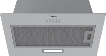 Вытяжка встраиваемая Midea MH60I301X нержавеющая сталь управление: кнопочное (1 мотор) - купить недорого с доставкой в интернет-магазине