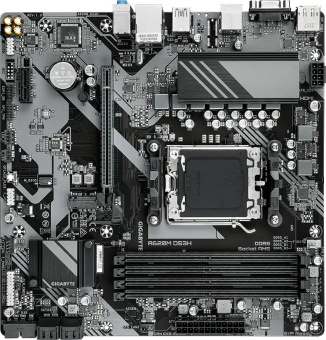 Материнская плата Gigabyte A620M DS3H SocketAM5 AMD A620 4xDDR5 mATX AC`97 8ch(7.1) GbLAN RAID+VGA+HDMI+DP - купить недорого с доставкой в интернет-магазине