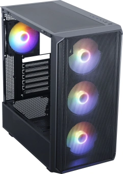 Корпус Accord 3602 черный без БП ATX 4x120mm 6x140mm 3x200mm 2xUSB3.0 audio bott PSU - купить недорого с доставкой в интернет-магазине