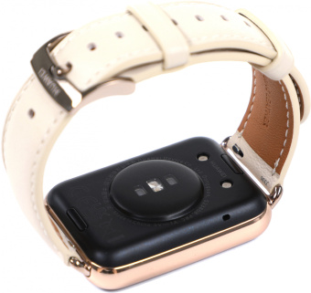 Смарт-часы Huawei Watch Fit 2 Yoda-B19V 1.74" AMOLED корп.золотистый рем.белый разм.брасл.:140-210мм (55029265) - купить недорого с доставкой в интернет-магазине