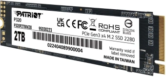 Накопитель SSD Patriot PCIe 3.0 x4 2TB P320P2TBM28 P320 M.2 2280 - купить недорого с доставкой в интернет-магазине