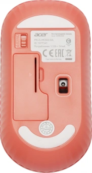 Мышь Acer OMR205 розовый/бежевый оптическая 1200dpi беспров. USB для ноутбука 3but (ZL.MCEEE.02L) - купить недорого с доставкой в интернет-магазине